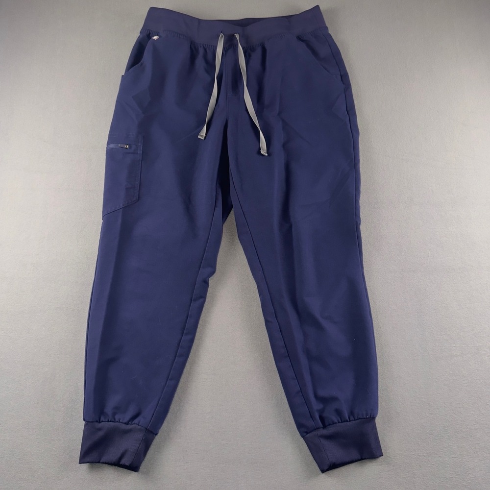 Figs Technical Collection Navy Blue Scrub Joggers Womens XL Petite 1000207